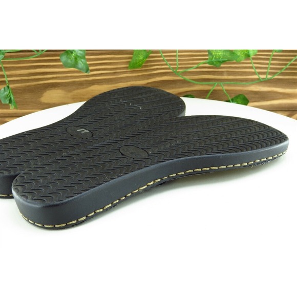 Born Concept Sz 7 M Black Flip Flop Synthetic Women Sandals - Picture 9 of 11